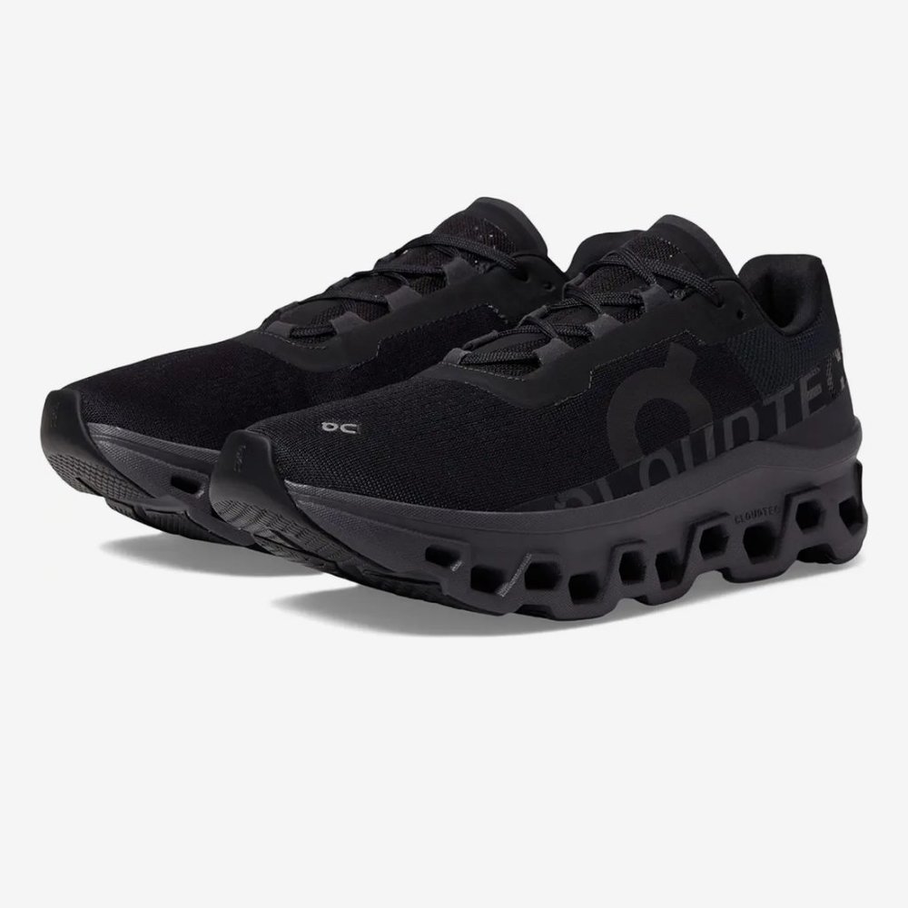 NEW! ON Cloudmonster Women's Shoes COLORS Size 8W Black Magnet